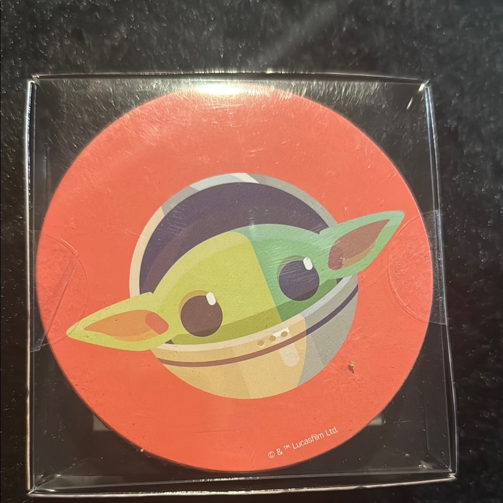 Disney Red and Green Bar Accessories Coaster